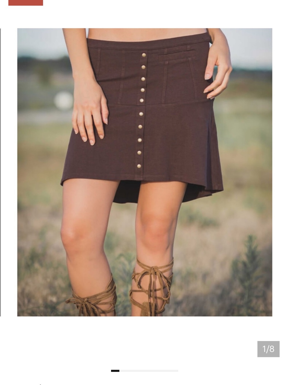 Nomads organic HEMP-WARE SUSTAINABLE NATURAL SKIRT💚